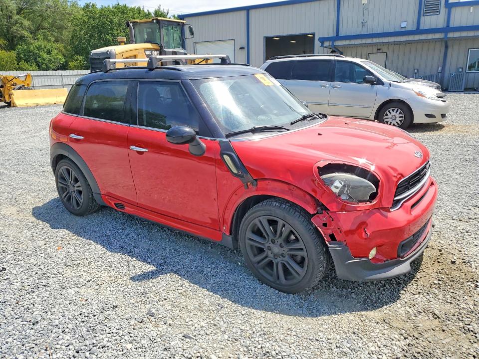 2015 Mini VIN WMWZC3C53FWT04014 COPART salvage auction — FRONT END, Nc - Salvage Certificate Of Title, sold $175 on 2026-07-30 (photo 4)