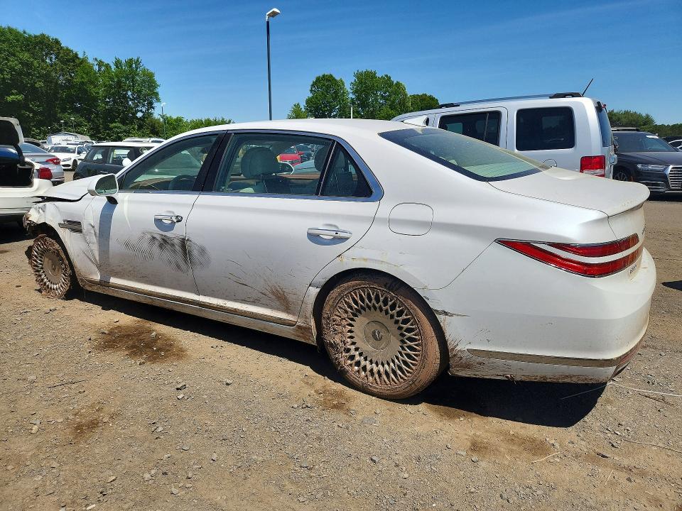 2020 Genesis G90 VIN KMTF54PH8LU078197 COPART salvage auction — FRONT END, NH - CERT OF TITLE-SALVAGE, sold $475 on 2026-07-30 (photo 2)