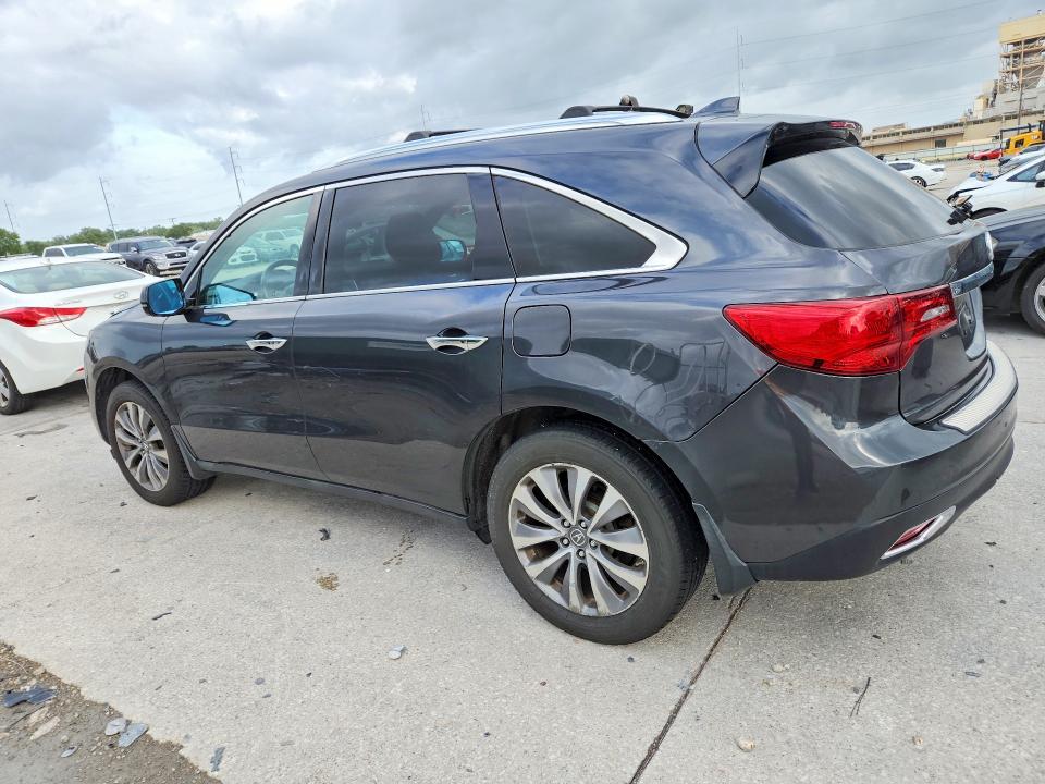 2015 Acura Mdx VIN 5FRYD4H46FB020381 COPART salvage auction — NORMAL WEAR, La - Certificate Of Title, sold $3,300 on 2026-07-02 (photo 2)