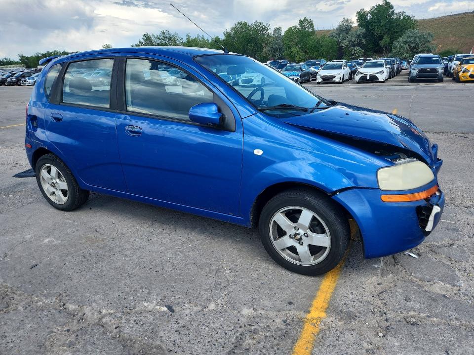 2006 Chevrolet Aveo VIN KL1TG666X6B682090 COPART salvage auction — FRONT END, CO - SALVAGE TITLE, sold $250 on 2026-07-27 (photo 4)