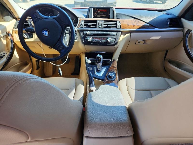 2015 BMW 3er VIN WBA3B1C54FK136761 COPART salvage auction — FRONT END, Or - Salvage Title Certificate, sold $1,150 on 2026-08-18 (photo 8)