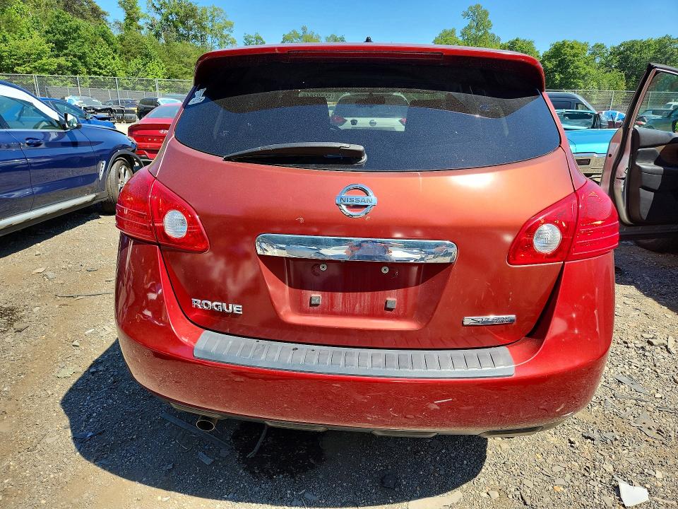 2013 Nissan Rogue VIN JN8AS5MT9DW024434 COPART salvage auction — FRONT END, Md - Cert Of Salvage > 75% Damage, sold $375 on 2026-07-17 (photo 6)