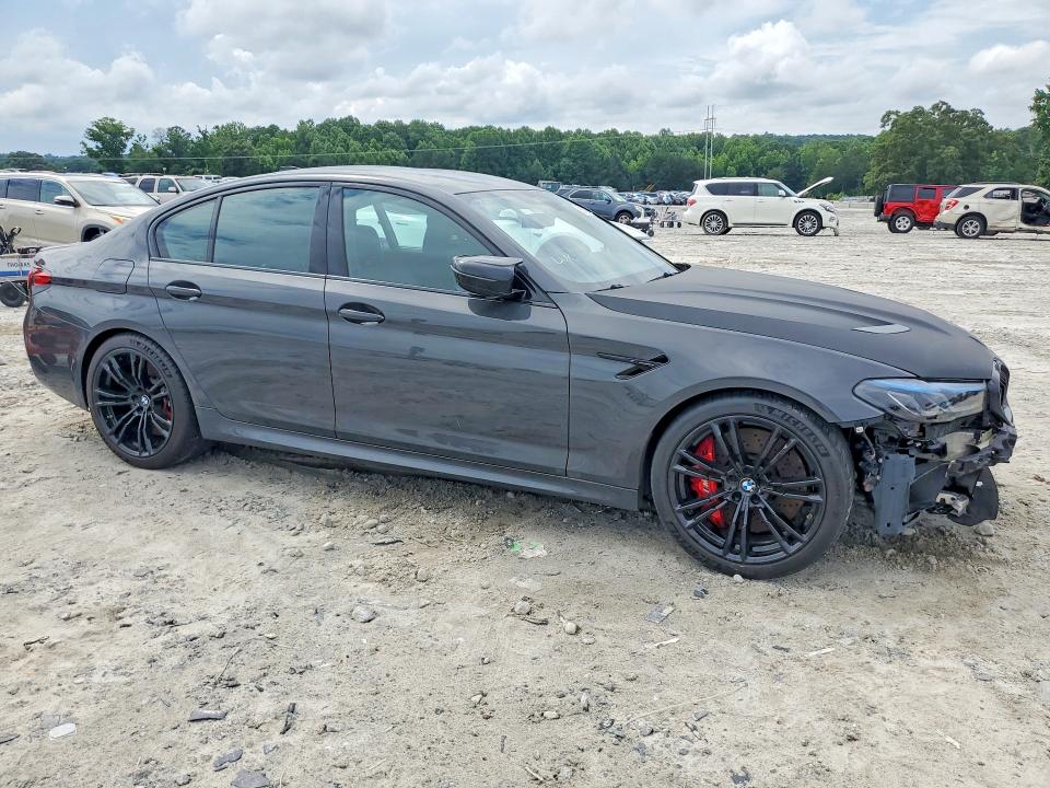 2021 BMW M5 VIN WBS83CH08MCG82044 COPART salvage auction — FRONT END, SC - CERT OF TITLE-SALVAGE, sold $26,250 on 2026-07-27 (photo 4)