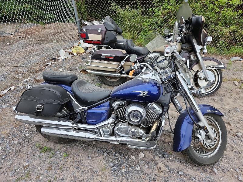 2008 Yamaha Xvs650 VIN JYAVM01E98A122541 COPART salvage auction — REAR END, PA - CERT OF SALVAGE-FORMERLY ABAND, sold $625 on 2026-07-13 (photo 1)
