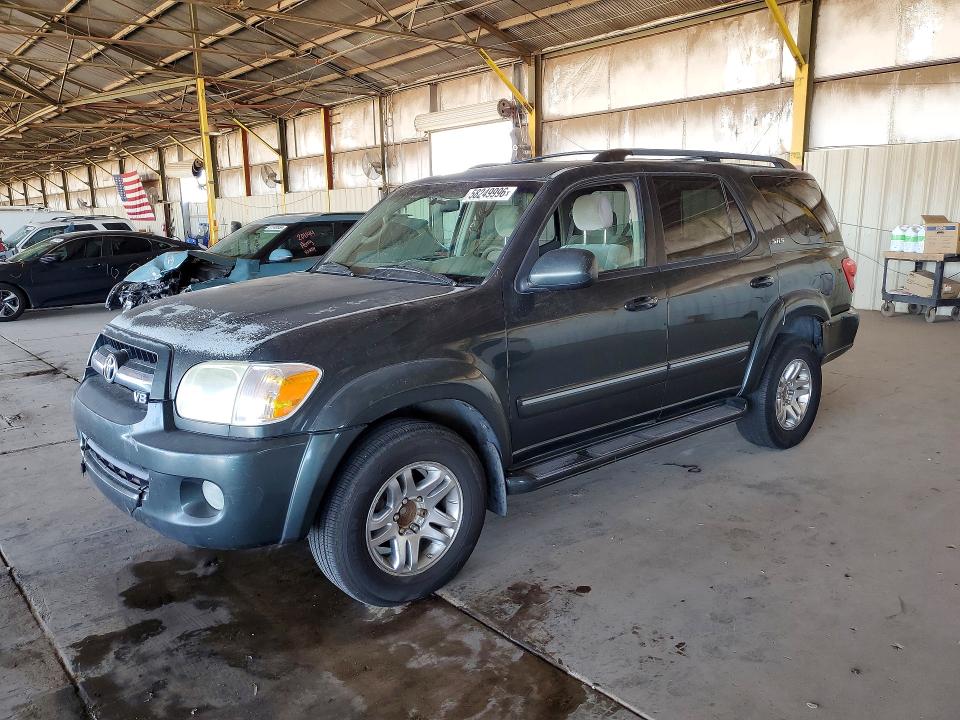 2006 Toyota Sequoia VIN 5TDZT34A66S279706 COPART salvage auction — FRONT END, Az - Certificate Of Title, sold $875 on 2026-07-15 (photo 1)