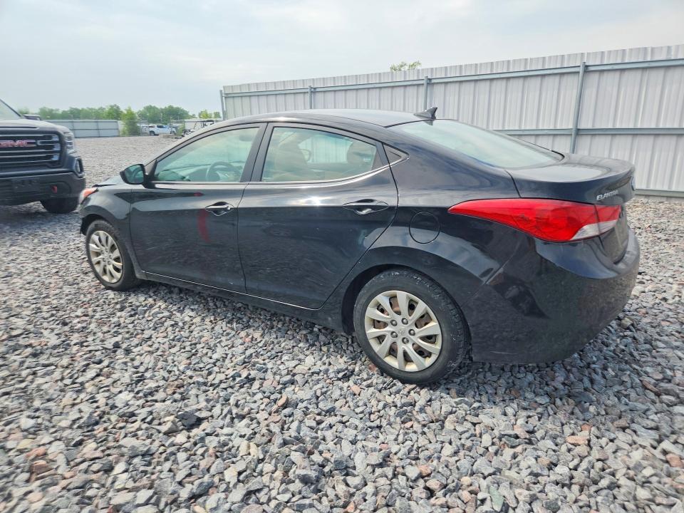 2012 Hyundai Elantra VIN KMHDH4AE3CU231527 COPART salvage auction — FRONT END, Mi - Certificate Of Title, sold $500 on 2026-07-20 (photo 2)