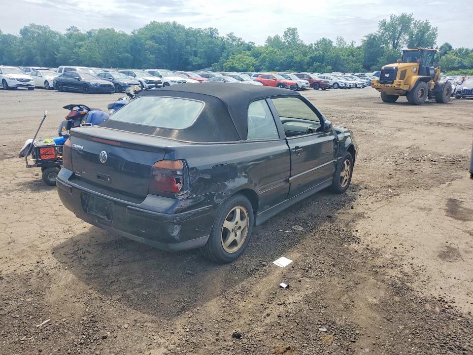 1999 Volkswagen Cabrio VIN 3VWDB61E4XM811538 COPART salvage auction — SIDE, CT - BILL OF SALE-SALVAGE, sold $475 on 2026-07-02 (photo 3)