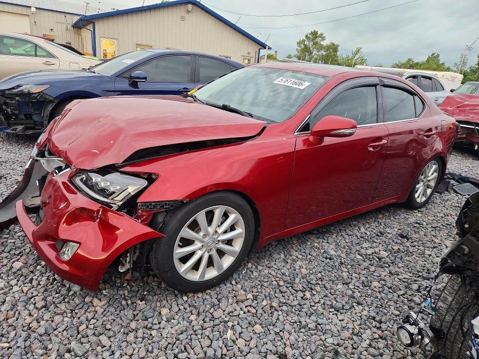 2009 Lexus Is VIN JTHBK262192093747 COPART salvage auction — FRONT END, Il - Salvage Certificate, sold $775 on 2026-07-27 (photo 1)