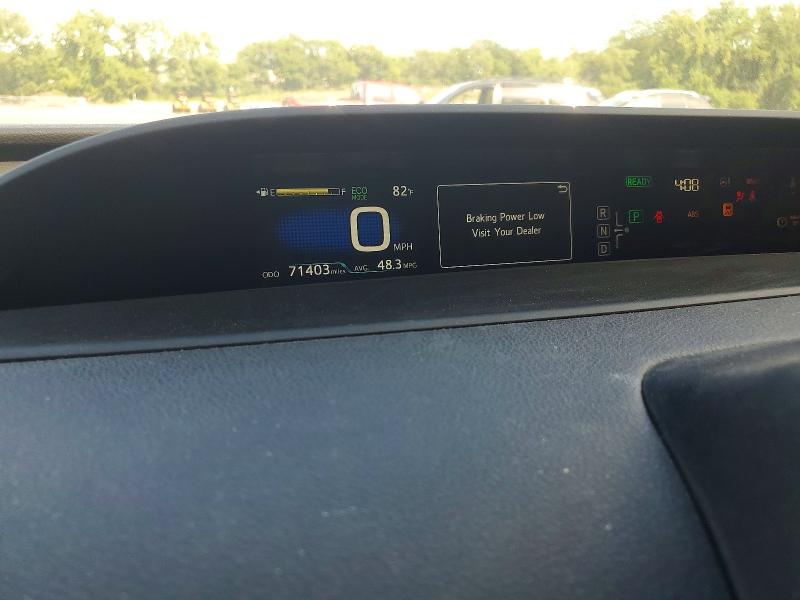 2017 Toyota Prius VIN JTDKARFU6H3528205 COPART salvage auction — FRONT END, Ny - Mv-907A Salvage Certificate, sold $425 on 2026-07-28 (photo 9)