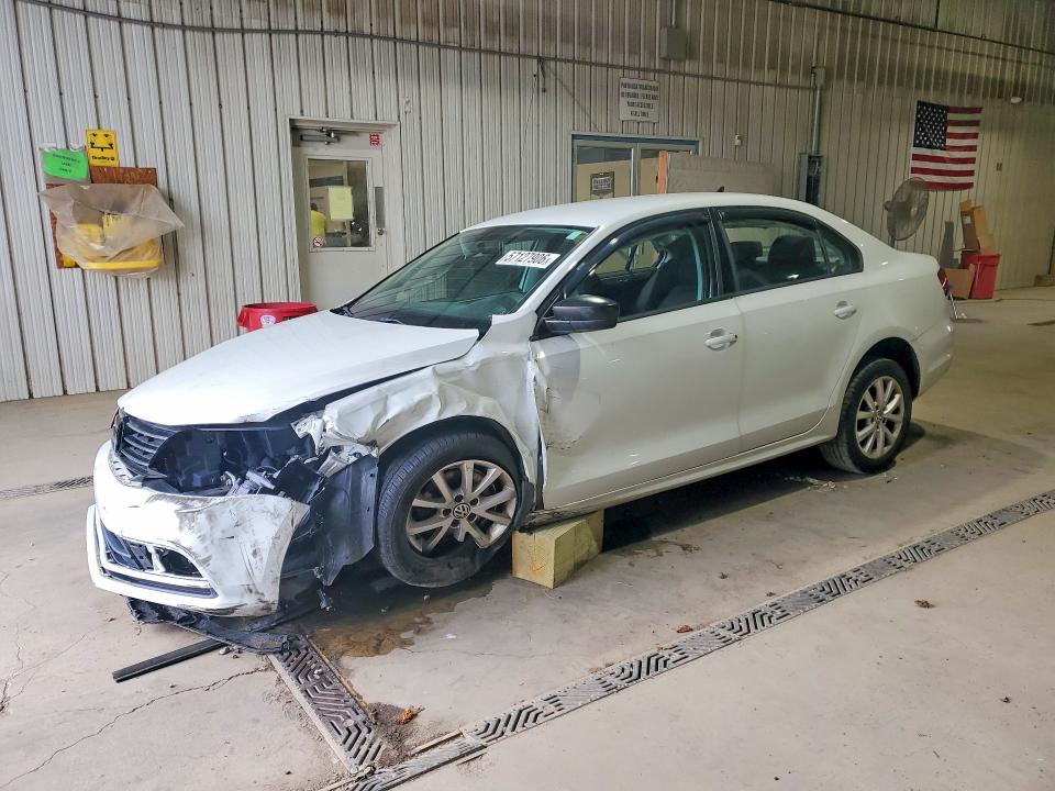 2015 Volkswagen Jetta VIN 3VWD17AJ0FM239341 COPART salvage auction — FRONT END, PA - CERTIFICATE OF SALVAGE, sold $550 on 2026-07-02 (photo 1)
