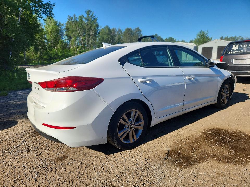 2017 Hyundai Elantra VIN KMHD84LF6HU209843 COPART salvage auction — FRONT END, On - Permit Salvage, sold $1,850 on 2026-07-14 (photo 3)