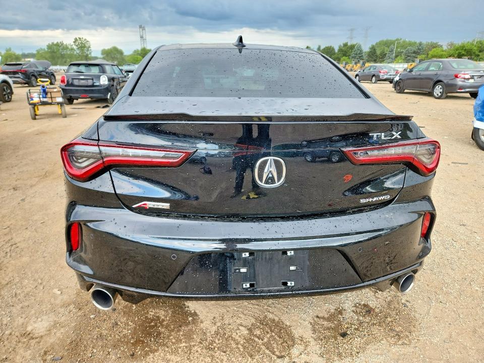 2024 Acura Tlx VIN 19UUB6F54RA001758 COPART salvage auction — FRONT END, Il - Salvage Certificate, sold $12,900 on 2026-09-01 (photo 6)
