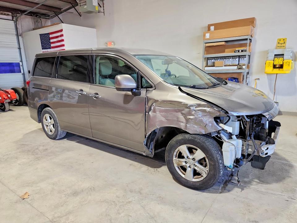 2015 Nissan Quest VIN JN8AE2KP5F9130036 COPART salvage auction — FRONT END, Pa - Certificate Of Salvage, sold $475 on 2026-07-02 (photo 4)