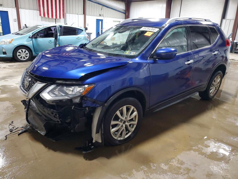 2020 Nissan Rogue VIN JN8AT2MV7LW142333 COPART salvage auction — FRONT END, Pa - Certificate Of Salvage, sold $450 on 2026-07-15 (photo 1)