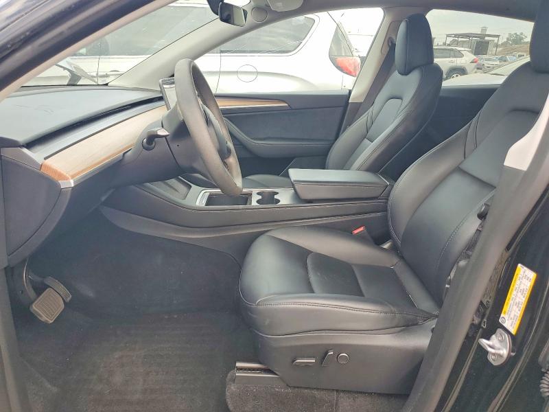 2023 Tesla Model y VIN 7SAYGDEE3PF884606 COPART salvage auction — FRONT END, Ca - Salvage Certificate, sold $9,300 on 2026-07-30 (photo 7)