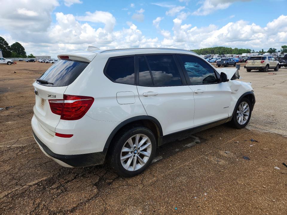 2017 BMW X3 VIN 5UXWX9C33H0W68112 COPART salvage auction — FRONT END, Tx - Salvage Vehicle Title, sold $400 on 2026-07-06 (photo 3)