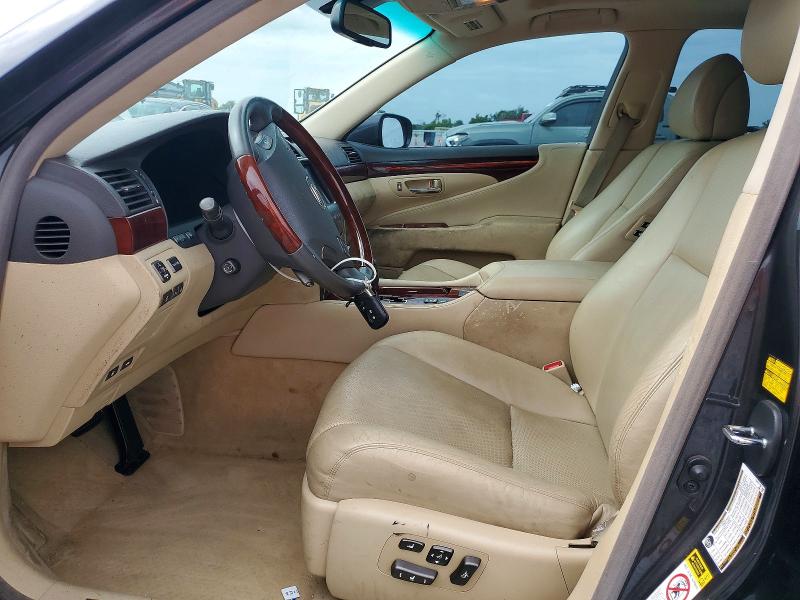 2008 Lexus Ls 460 VIN JTHBL46F085070825 COPART salvage auction — SIDE, FL - CERT OF TITLE SLVG REBUILDABLE, sold $2,200 on 2026-07-31 (photo 7)