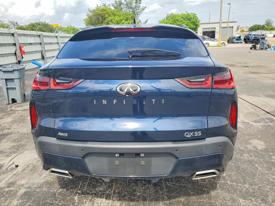2024 Infiniti Qx55 VIN 3PCAJ5LR4RF110847 COPART salvage auction — MECHANICAL, Fl - Cert Of Title Slvg Rebuildable, sold $12,100 on 2026-07-27 (photo 6)