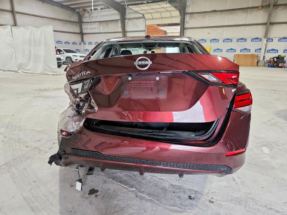 2025 Nissan Sentra VIN 3N1AB8CV7SY293136 COPART salvage auction — REAR END, Tn - Salvage Certificate, sold $4,150 on 2026-08-03 (photo 6)