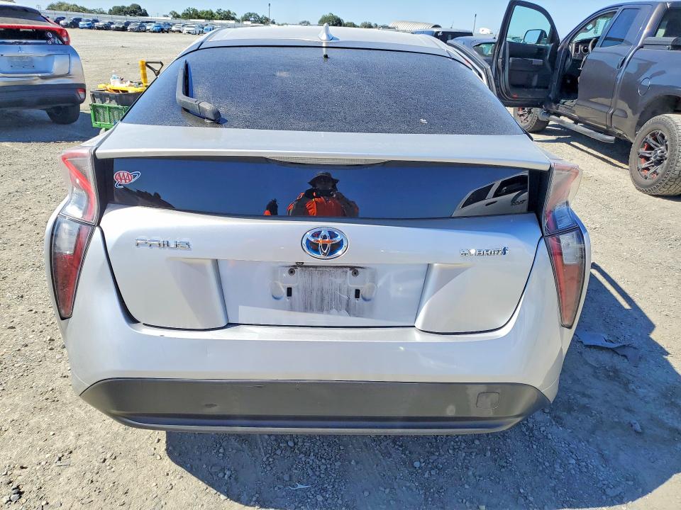 2017 Toyota Prius VIN JTDKBRFU7H3554616 COPART salvage auction — SIDE, CA - SALVAGE CERTIFICATE, sold $2,800 on 2026-07-14 (photo 6)