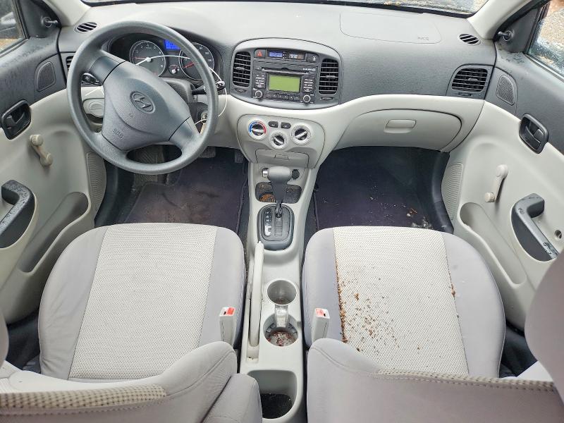 2010 Hyundai Accent VIN KMHCN4AC0AU431233 COPART salvage auction — FRONT END, Wv - Salvage Certificate, sold $250 on 2026-07-30 (photo 8)