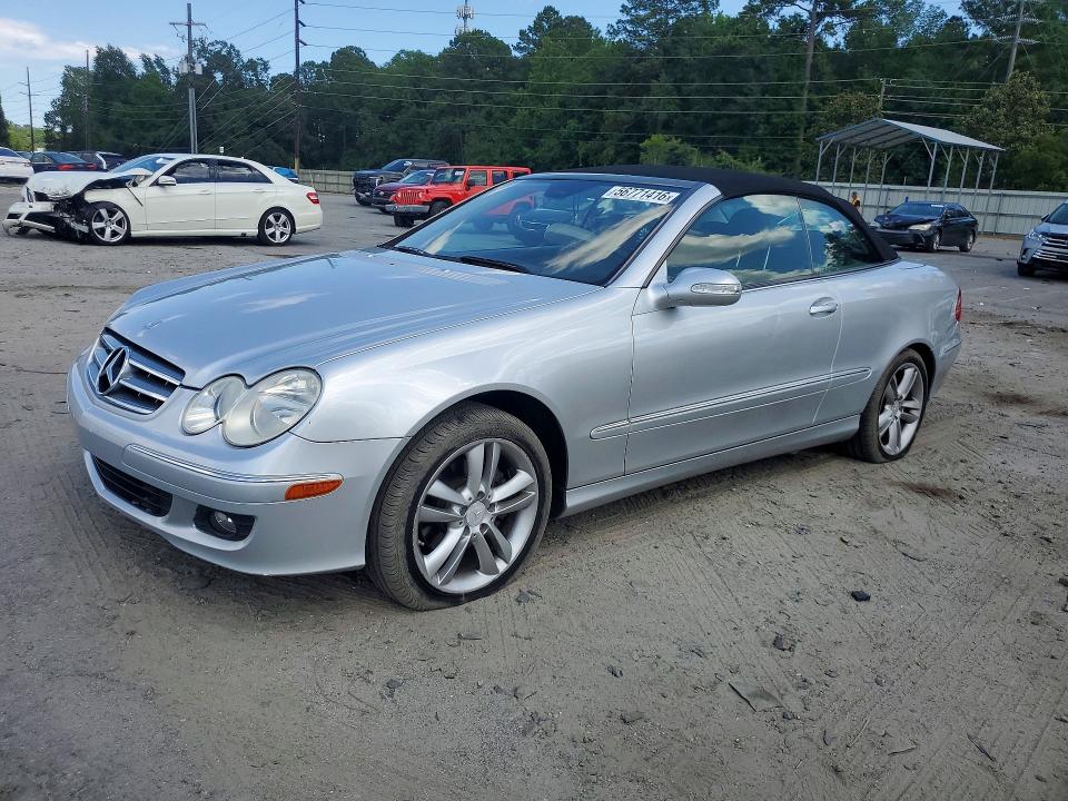 2009 Mercedes-benz Clk-klasse VIN WDBTK56F99T109602 COPART salvage auction — MECHANICAL, Ga - Cert Of Title-Salvage, sold $875 on 2026-08-03 (photo 1)