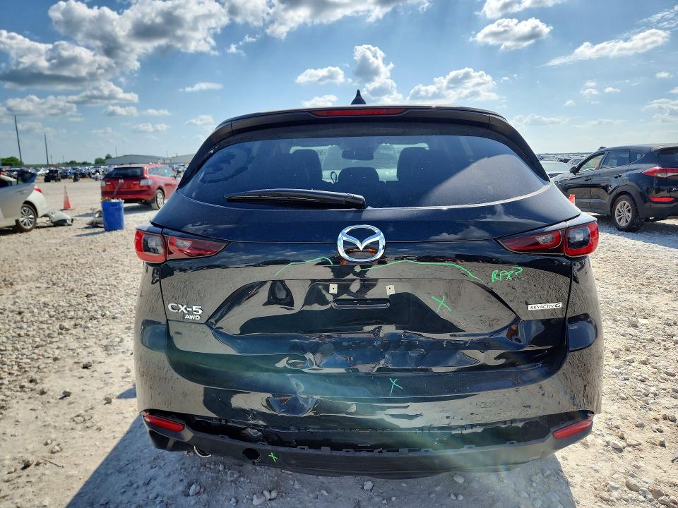 2025 Mazda Cx-5 VIN JM3KFBCM9S0754395 COPART salvage auction — REAR END, TX - SALVAGE VEHICLE TITLE, sold $8,300 on 2026-07-23 (photo 6)