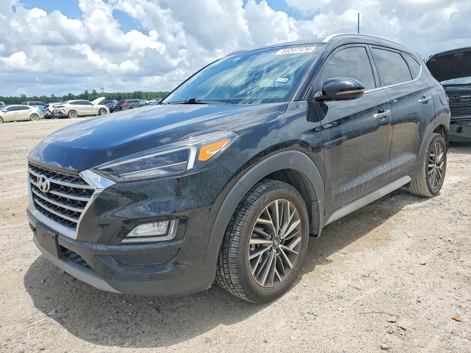 2021 Hyundai Tucson VIN KM8J33AL3MU283820 COPART salvage auction — REAR END, Tx - Salvage Vehicle Title, sold $3,800 on 2026-07-28 (photo 1)