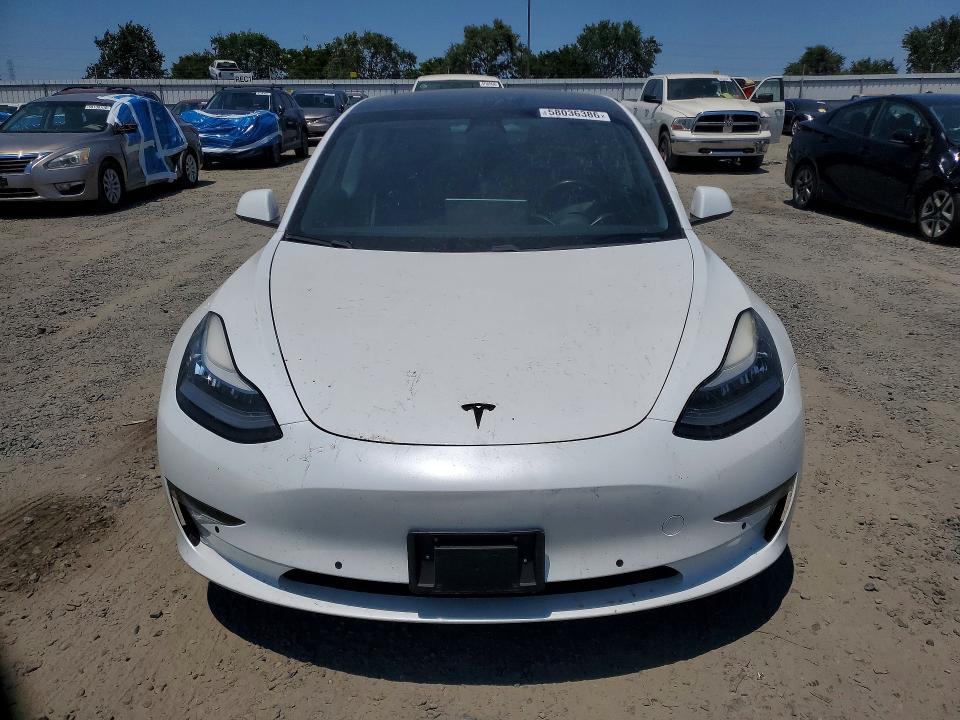 2019 Tesla Model 3 VIN 5YJ3E1EAXKF397131 COPART salvage auction — FRONT END, CA - SALVAGE CERTIFICATE, sold $5,400 on 2026-07-14 (photo 5)