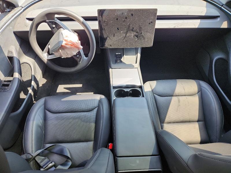2025 Tesla Model 3 VIN 5YJ3E1EB5SF877103 COPART salvage auction — FRONT END, Salvage Title, sold $9,200 on 2026-07-23 (photo 8)