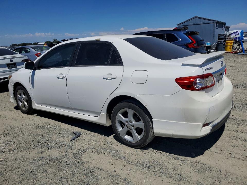 2012 Toyota Corolla VIN 5YFBU4EE4CP041332 COPART salvage auction — REAR END, CA - SALVAGE CERTIFICATE, sold $3,000 on 2026-07-21 (photo 2)