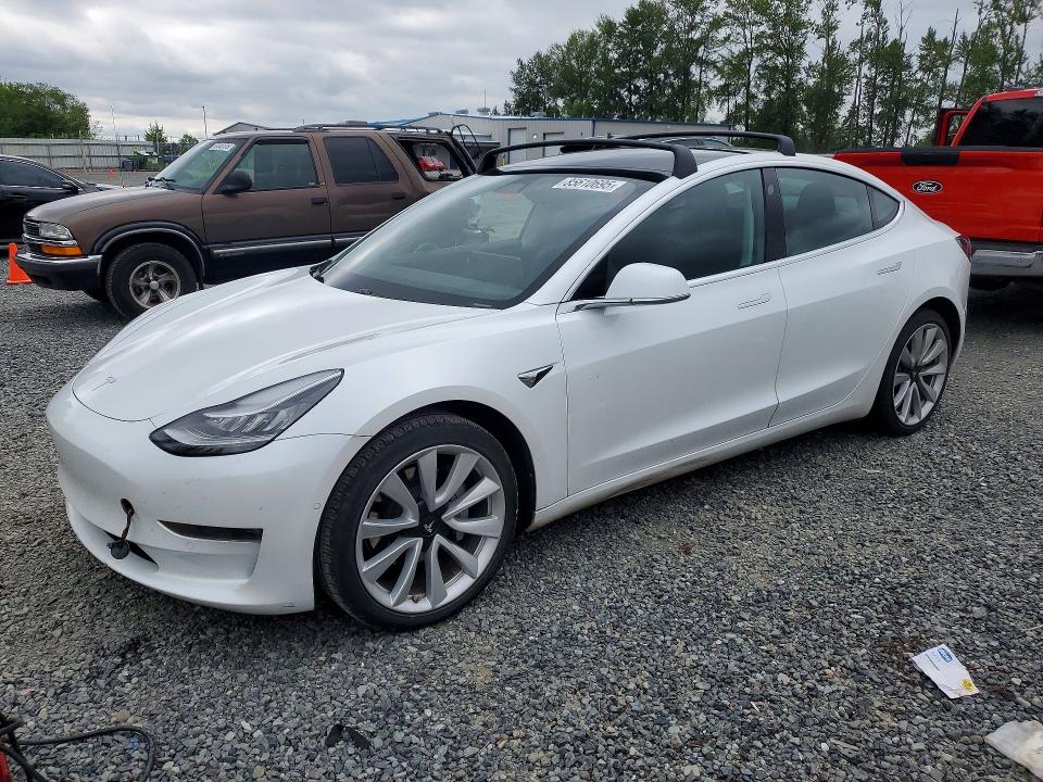 2020 Tesla Model 3 VIN 5YJ3E1EB1LF621428 COPART salvage auction — UNDERCARRIAGE, Wa - Bill Of Sale, sold $6,900 on 2026-07-15 (photo 1)