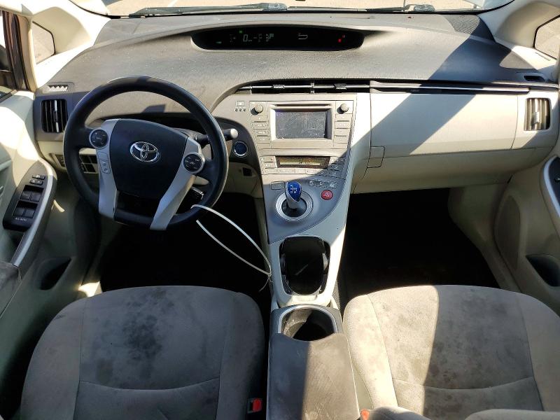2014 Toyota Prius VIN JTDKN3DUXE0379136 COPART salvage auction — FRONT END, Salvage Title, sold $150 on 2026-07-21 (photo 8)
