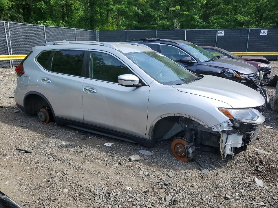 2020 Nissan Rogue VIN JN8AT2MT3LW009969 COPART salvage auction — UNDERCARRIAGE, Md - Cert Of Salvage > 75% Damage, sold $2,450 on 2026-07-07 (photo 4)