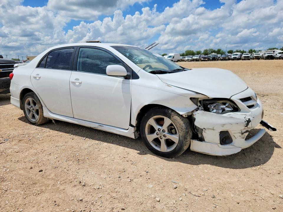 2012 Toyota Corolla VIN 5YFBU4EE8CP010875 COPART salvage auction — FRONT END, Tx - Salvage Vehicle Title, sold $1,350 on 2026-07-16 (photo 4)
