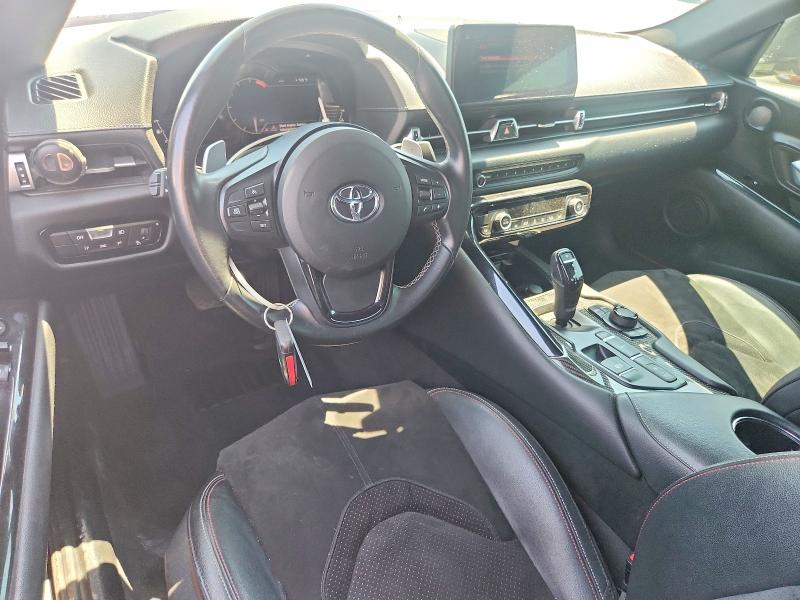 2021 Toyota Supra VIN WZ1DB0C08MW040953 COPART salvage auction — FRONT END, NV - CERTIFICATE OF TITLE, sold $31,750 on 2026-08-20 (photo 8)