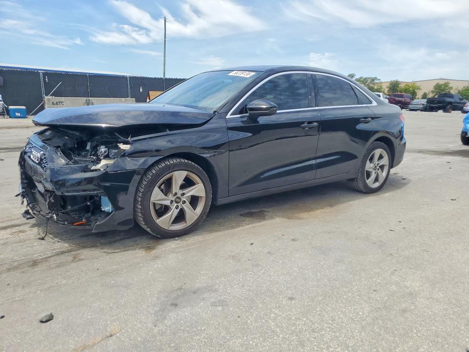 2024 Audi A3 VIN WAUAUDGY4RA008215 COPART salvage auction — FRONT END, Fl - Certificate Of Destruction, sold $4,450 on 2026-07-14 (photo 1)