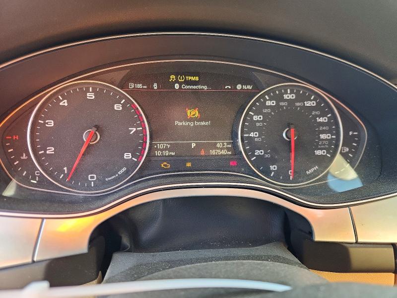 2012 Audi A6 VIN WAUDFAFC5CN146549 COPART salvage auction — NORMAL WEAR, TX - BONDED TITLE - CLEAN, sold $450 on 2026-07-31 (photo 9)