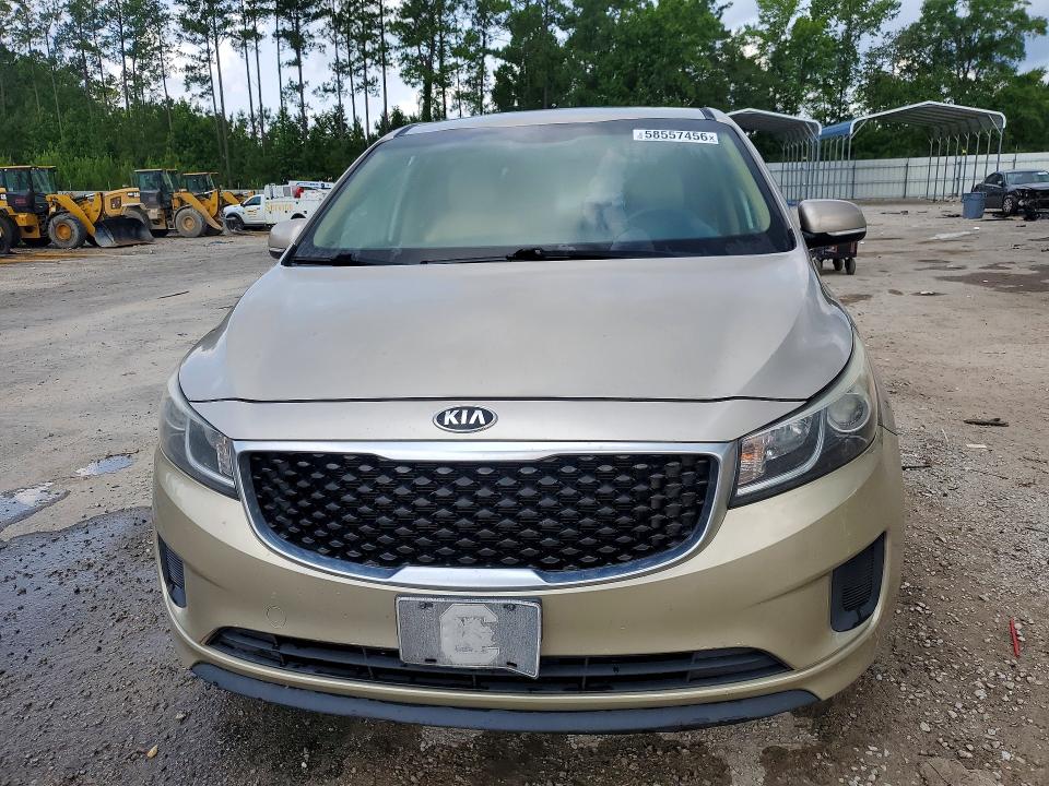 2017 Kia SEDONA VIN KNDMB5C11H6231947 COPART salvage auction — REAR END, Sc - Cert Of Title-Salvage, sold $2,150 on 2026-07-27 (photo 5)