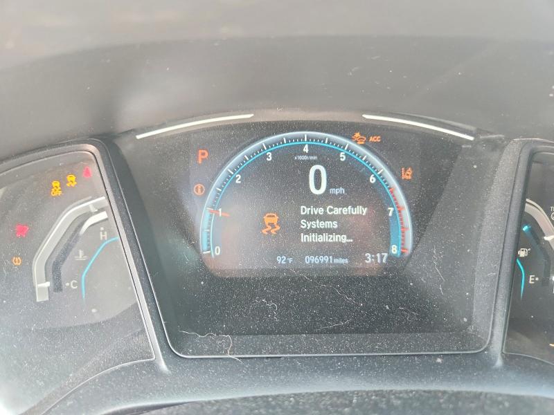 2020 Honda Civic VIN SHHFK7H34LU200539 COPART salvage auction — FRONT END, ID - SALVAGE CERTIFICATE OF TITLE, sold $2,100 on 2026-07-30 (photo 9)
