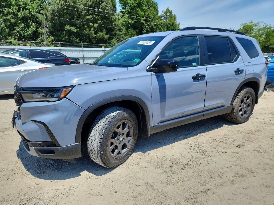 2025 Honda Pilot VIN 5FNYG1H60SB183806 COPART salvage auction — FRONT END, Va - Cert Of Title - Salvage, sold $14,600 on 2026-07-28 (photo 1)