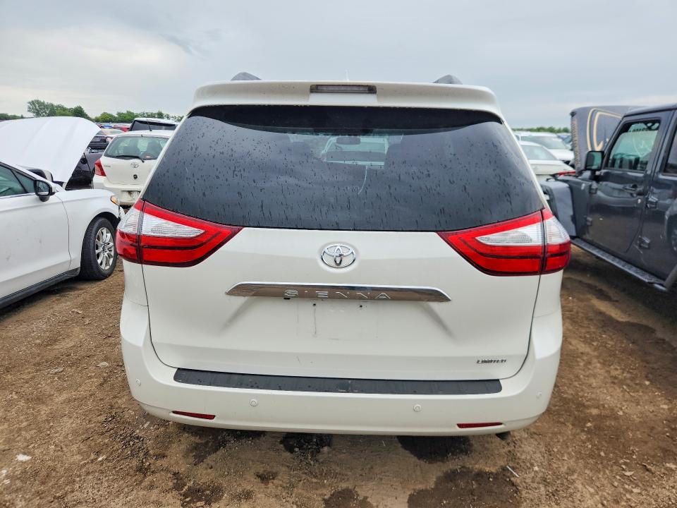 2015 Toyota Sienna VIN 5TDYK3DC9FS632942 COPART salvage auction — FRONT END, IL - SALVAGE CERTIFICATE, sold $7,800 on 2026-07-30 (photo 6)