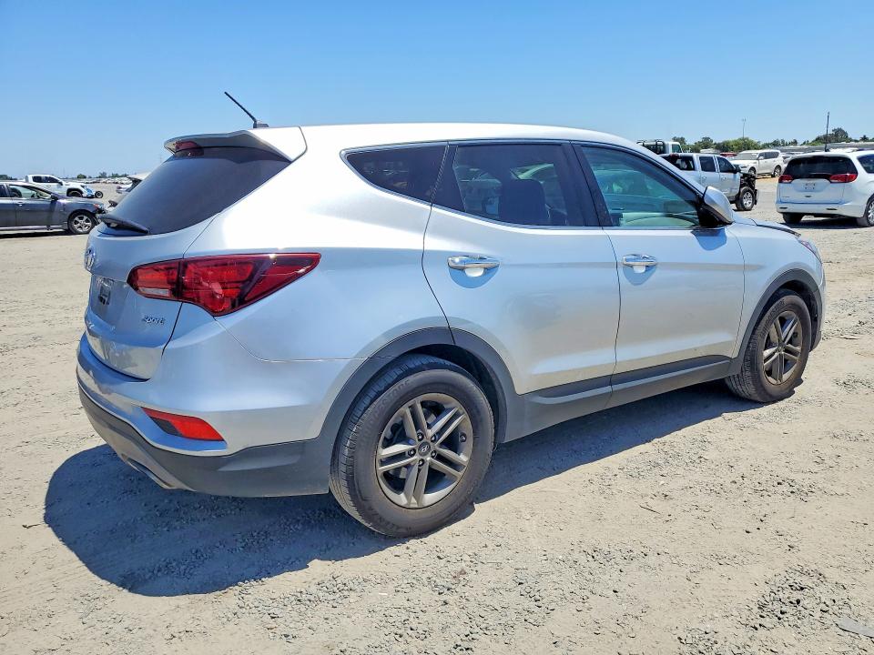 2018 Hyundai Santa fe VIN 5XYZT3LBXJG538441 COPART salvage auction — FRONT END, Ca - Salvage Certificate, sold $1,900 on 2026-07-07 (photo 3)