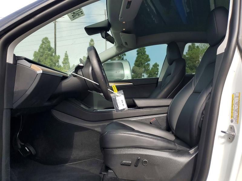 2022 Tesla Model y VIN 7SAYGDEE2NA022116 COPART salvage auction — REAR END, Ca - Salvage Certificate, sold $12,000 on 2026-07-30 (photo 7)