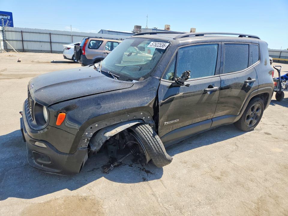 2015 Jeep Renegade VIN ZACCJAAT8FPB82123 COPART salvage auction — FRONT END, Ca - Salvage Certificate, sold $800 on 2026-07-10 (photo 1)