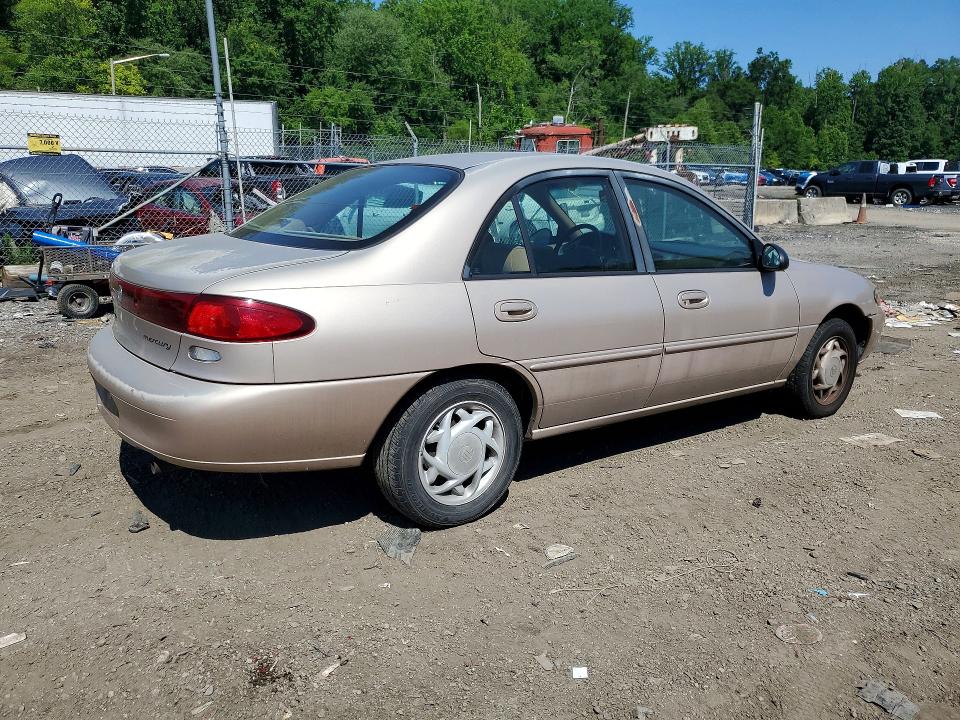 1997 Mercury Tracer VIN 1MELM13P1VW660339 COPART salvage auction — FRONT END, MD - CERT OF SALVAGE > 75% DAMAGE (P), sold $125 on 2026-07-21 (photo 3)
