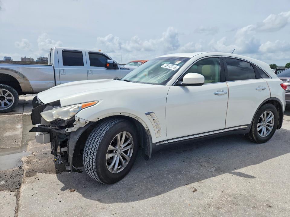 2013 Infiniti VIN JN8CS1MU7DM141290 COPART salvage auction — FRONT END, LA - CERT OF TITLE-SALVAGE, sold $70 on 2026-07-29 (photo 1)
