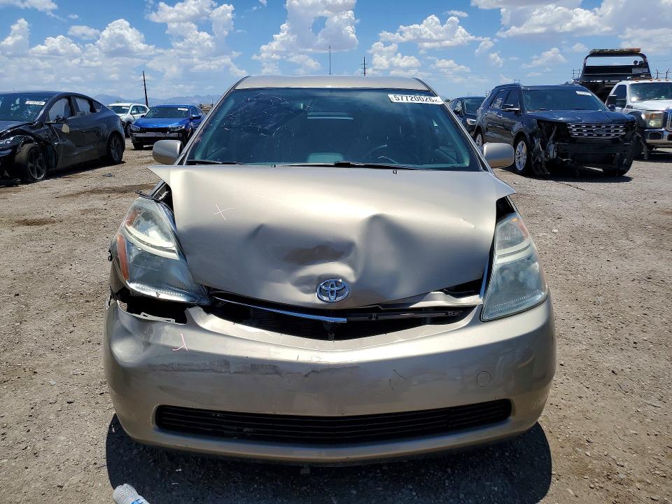 2006 Toyota Prius VIN JTDKB20U967509134 COPART salvage auction — FRONT END, Az - Cert Of Title - Salvage, sold $675 on 2026-07-24 (photo 5)
