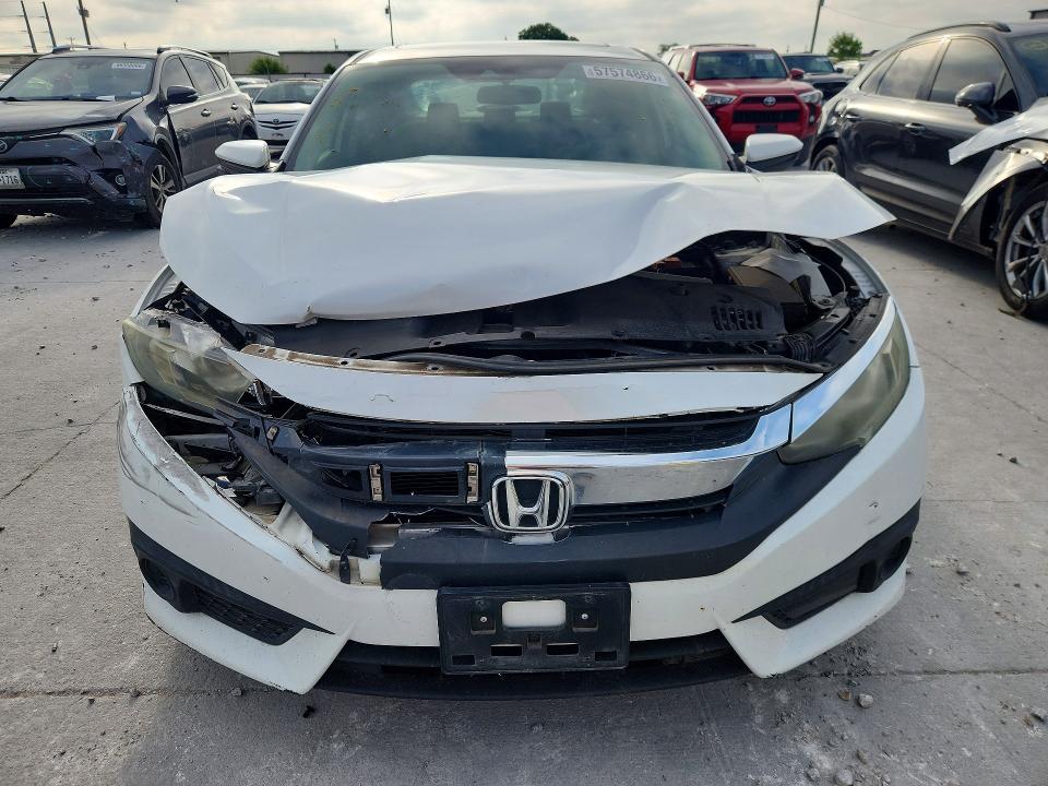 2016 Honda Civic VIN 19XFC2F83GE001879 COPART salvage auction — FRONT END, Tx - Salvage Vehicle Title, sold $2,750 on 2026-07-31 (photo 5)