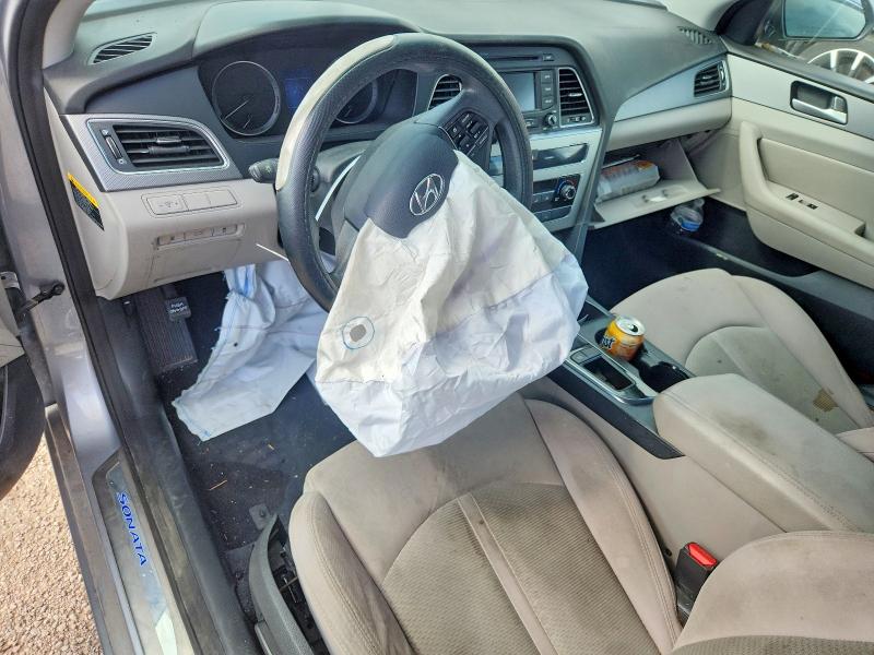 2015 Hyundai Sonata VIN 5NPE24AFXFH156066 COPART salvage auction — FRONT END, Tx - Certificate Of Title, sold $175 on 2026-07-09 (photo 8)